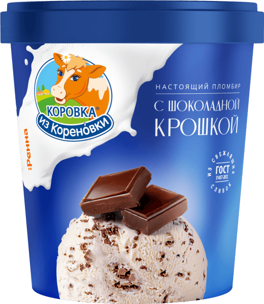 Chocolate Chips - Coming Soon Korovka Russian Ice Cream